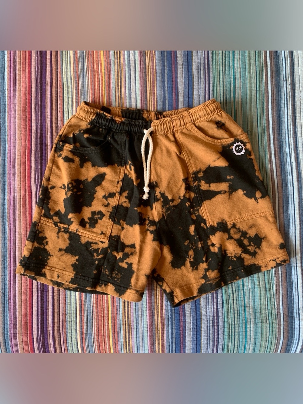 Big Bud Press magic waters tie dye sweatshorts, size S